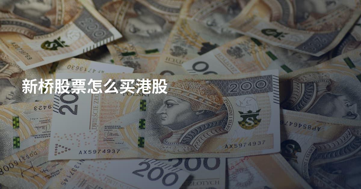 新桥股票怎么买港股