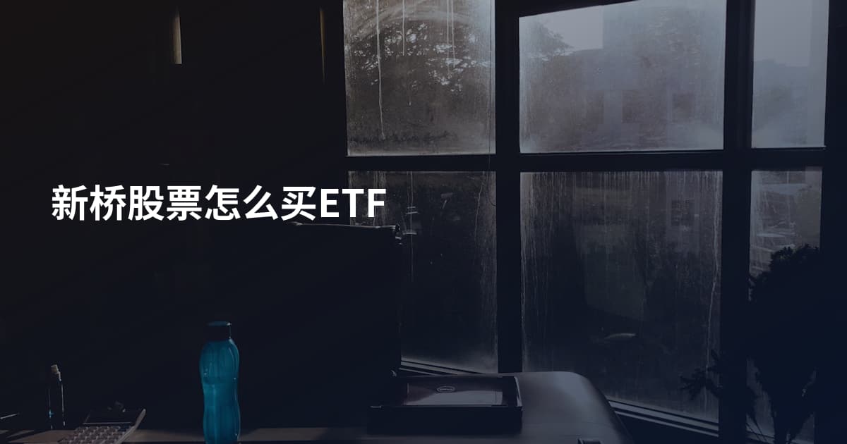 新桥股票怎么买ETF