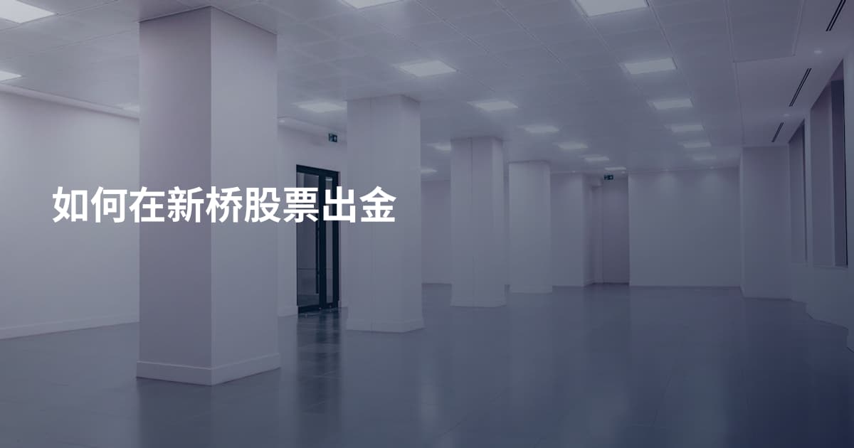 如何在新桥股票出金