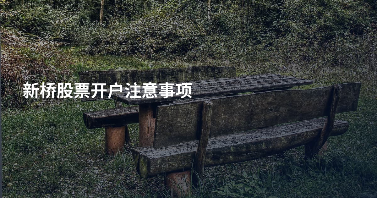 新桥股票开户注意事项