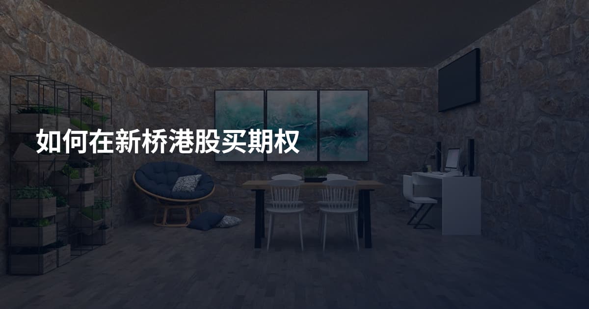 如何在新桥港股买期权