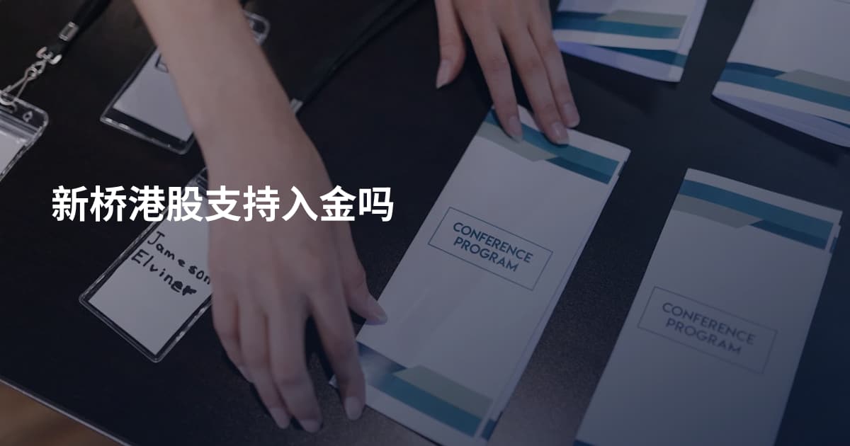 新桥港股支持入金吗