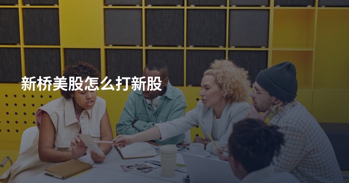 新桥美股怎么打新股