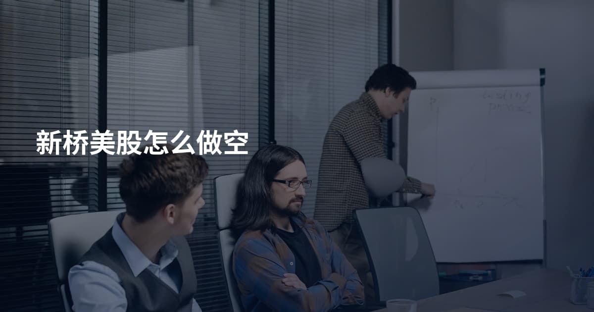 新桥美股怎么做空