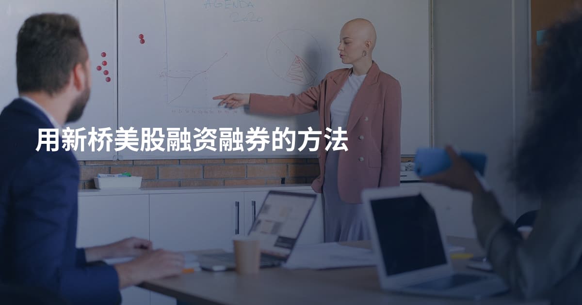 用新桥美股融资融券的方法