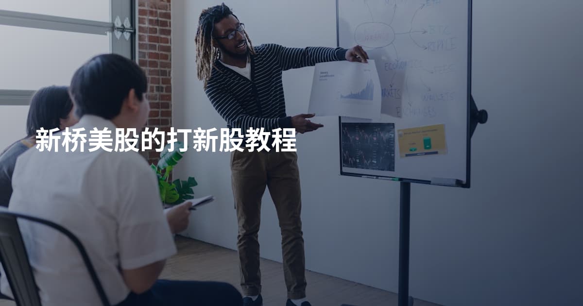 新桥美股的打新股教程