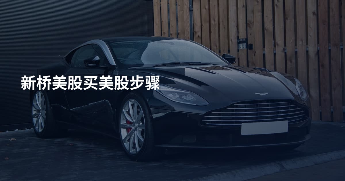 新桥美股买美股步骤