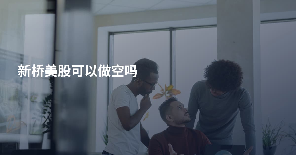 新桥美股可以做空吗