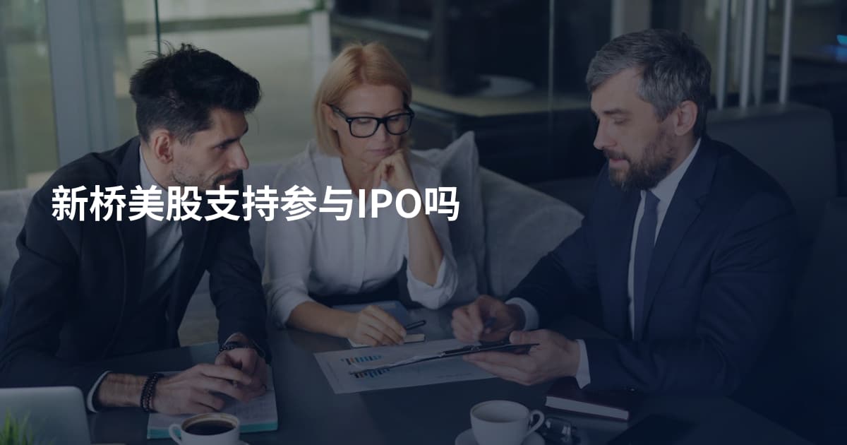 新桥美股支持参与IPO吗