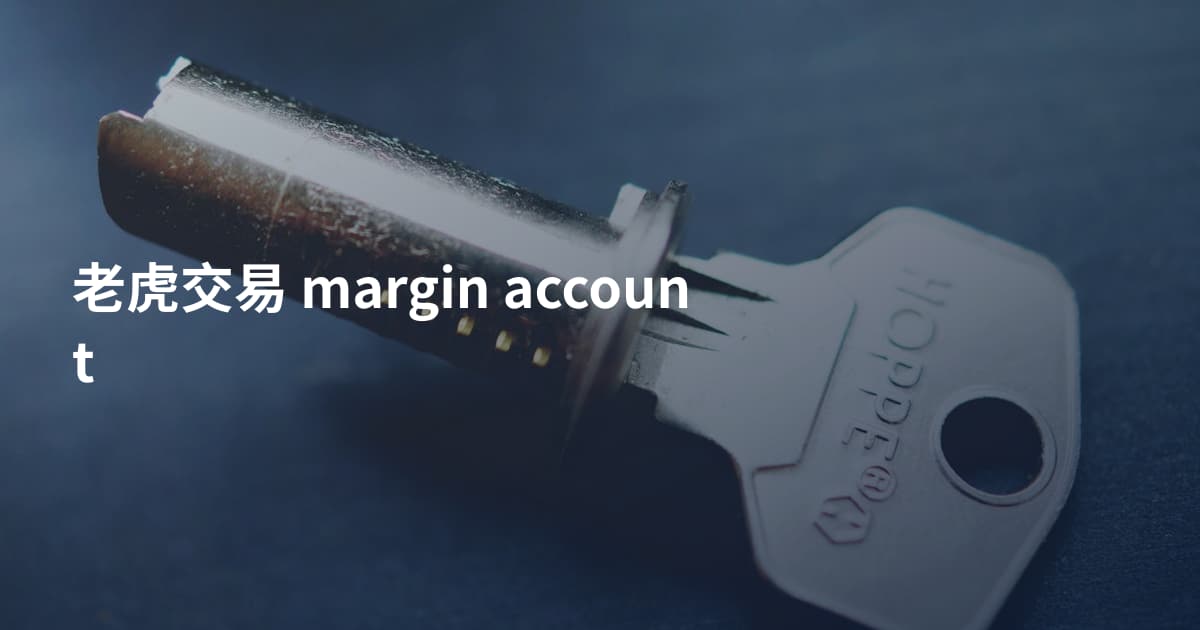 老虎交易 margin account