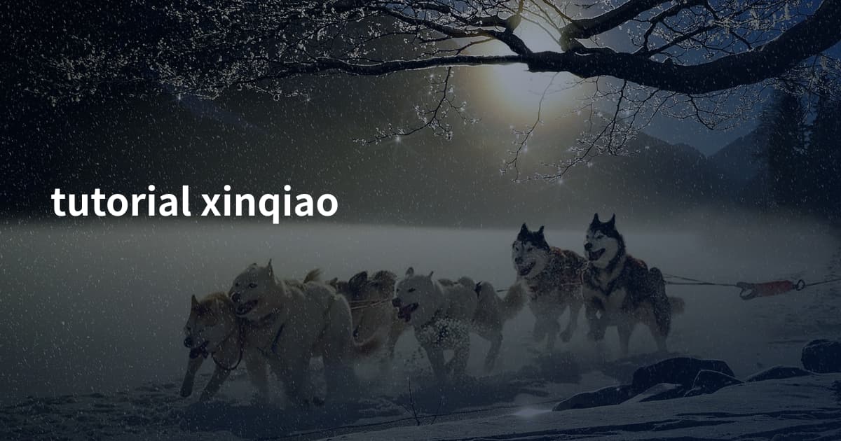 tutorial xinqiao