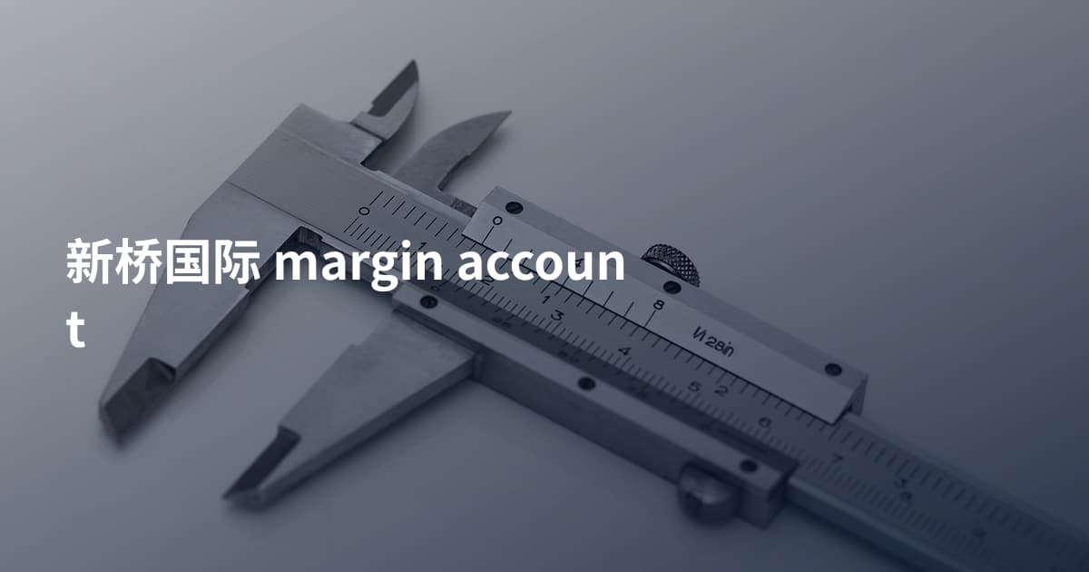 新桥国际 margin account