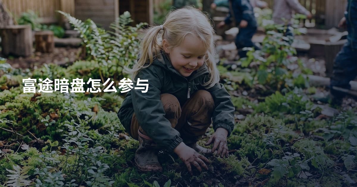 富途暗盘怎么参与
