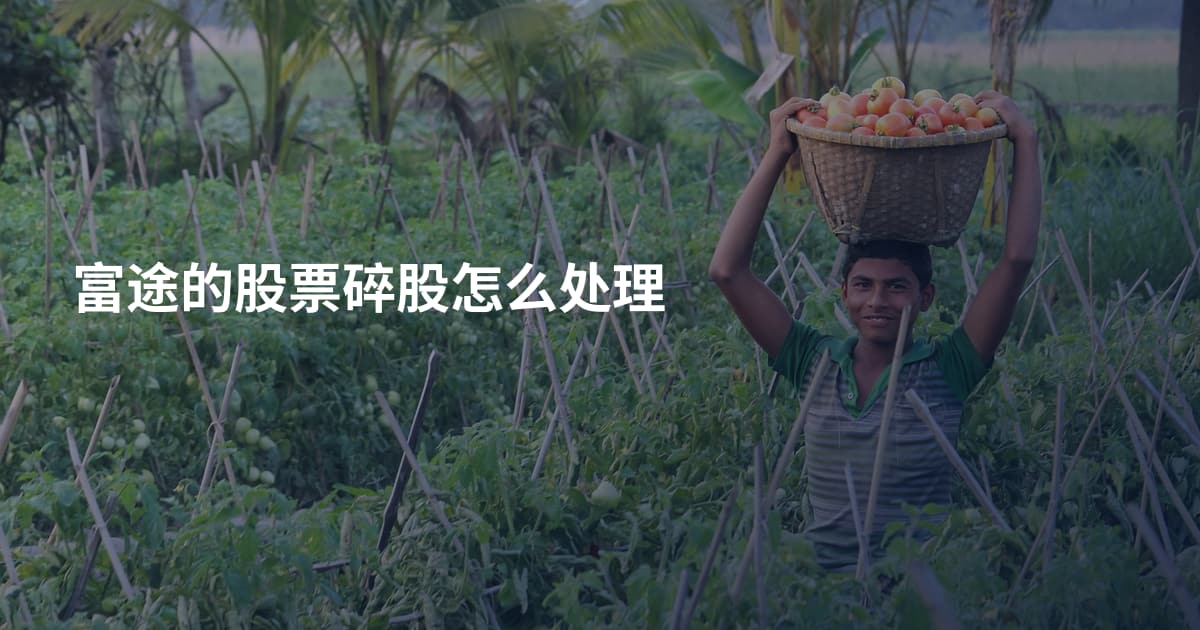 富途的股票碎股怎么处理