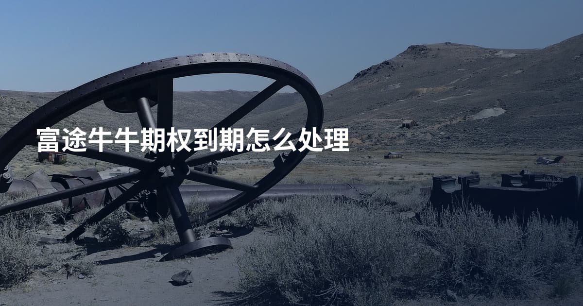 富途牛牛期权到期怎么处理