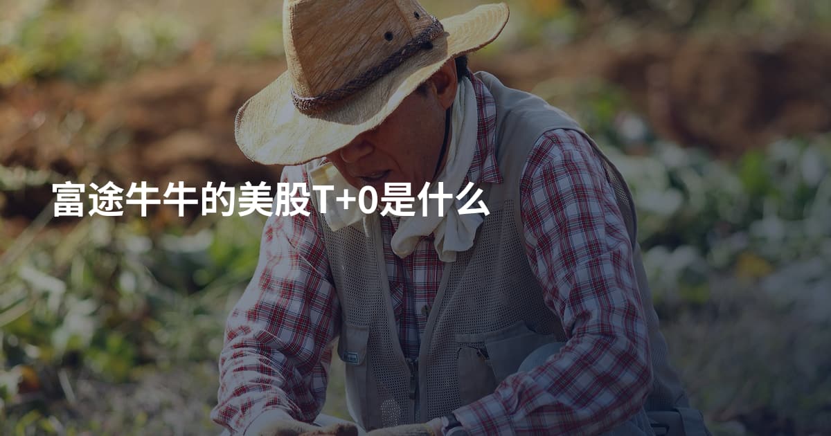 富途牛牛的美股T+0是什么