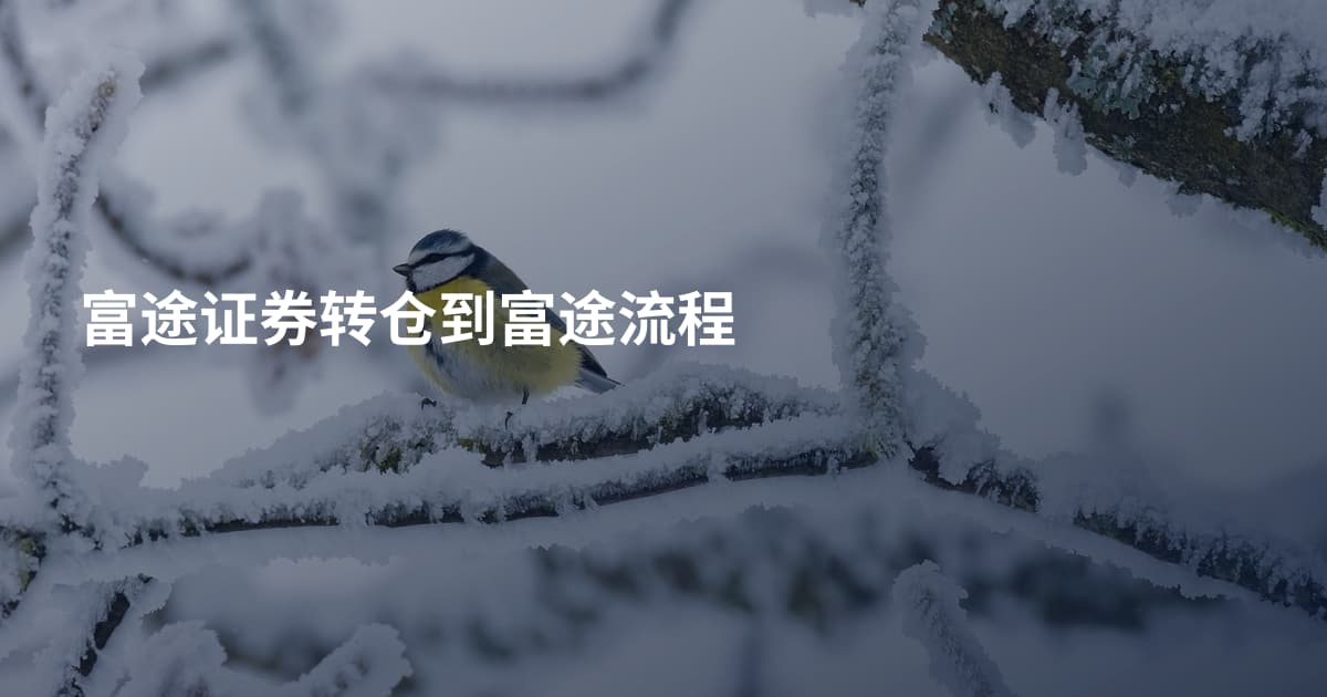 富途证券转仓到富途流程