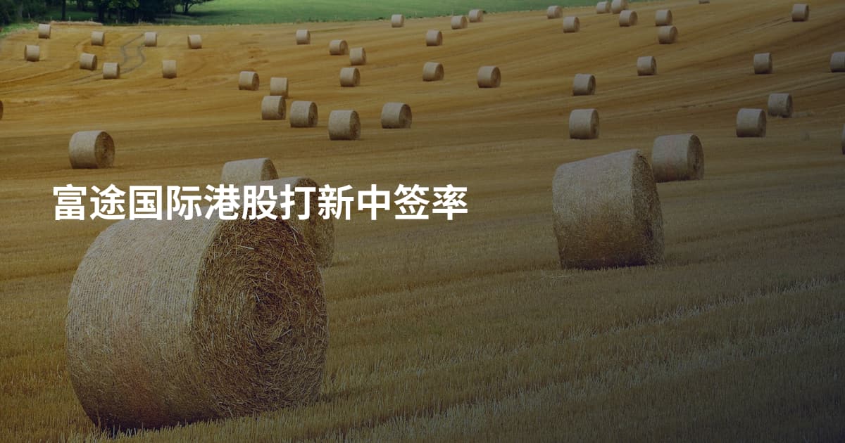 富途国际港股打新中签率