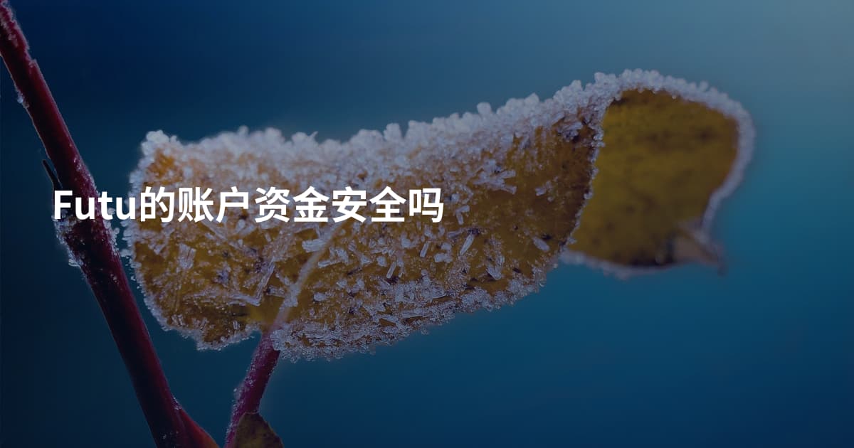 Futu的账户资金安全吗