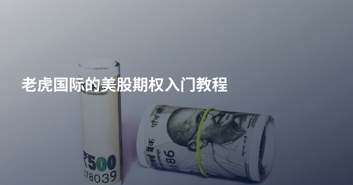 老虎国际的美股期权入门教程