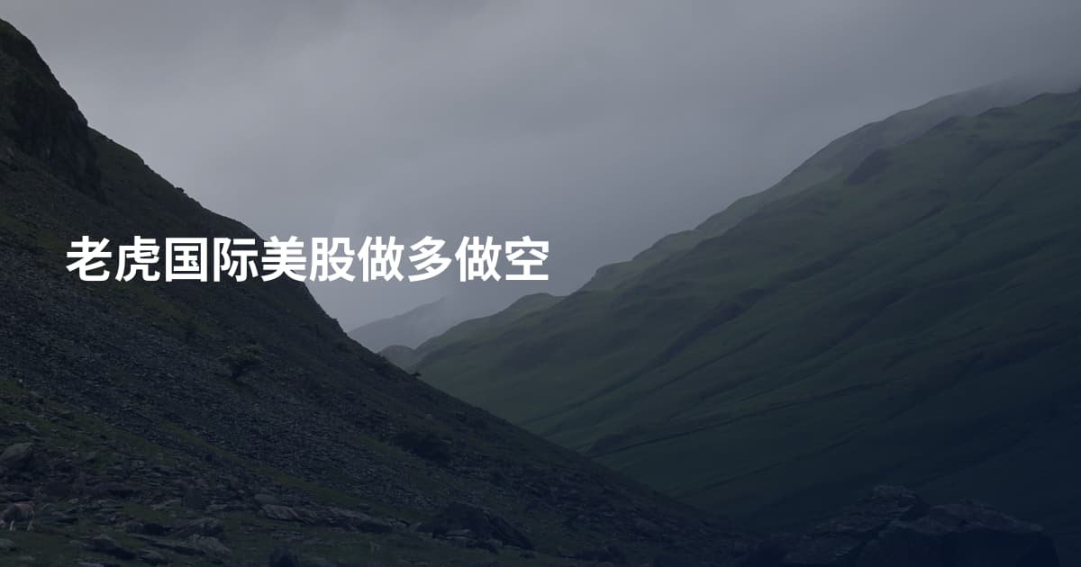 老虎国际美股做多做空