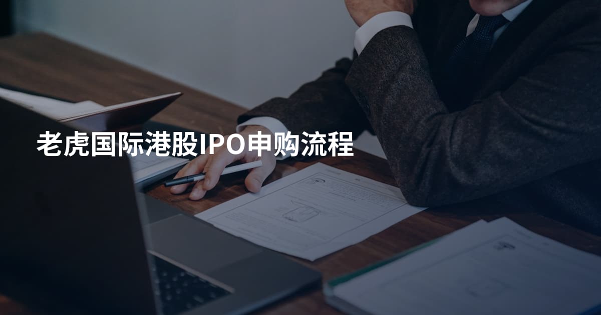 老虎国际港股IPO申购流程