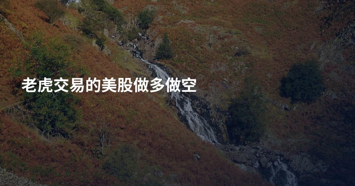 老虎交易的美股做多做空
