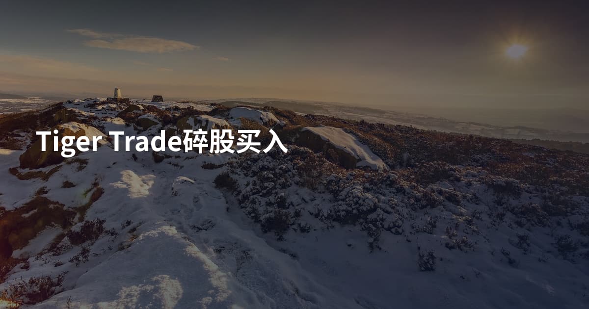 Tiger Trade碎股买入