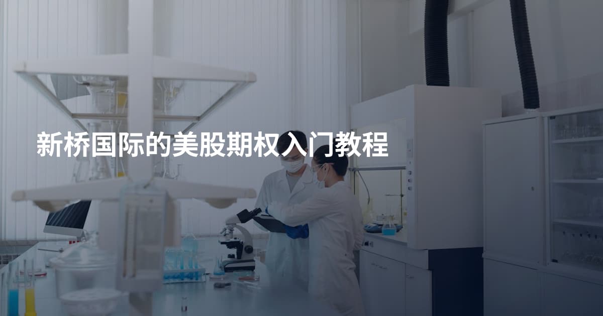 新桥国际的美股期权入门教程