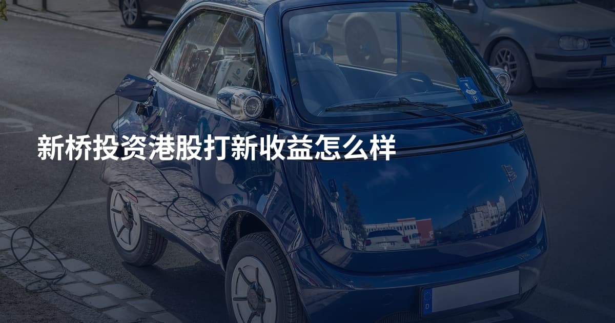 新桥投资港股打新收益怎么样