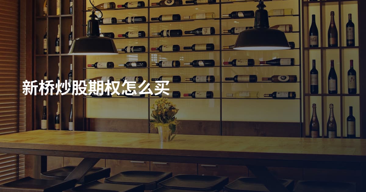 新桥炒股期权怎么买