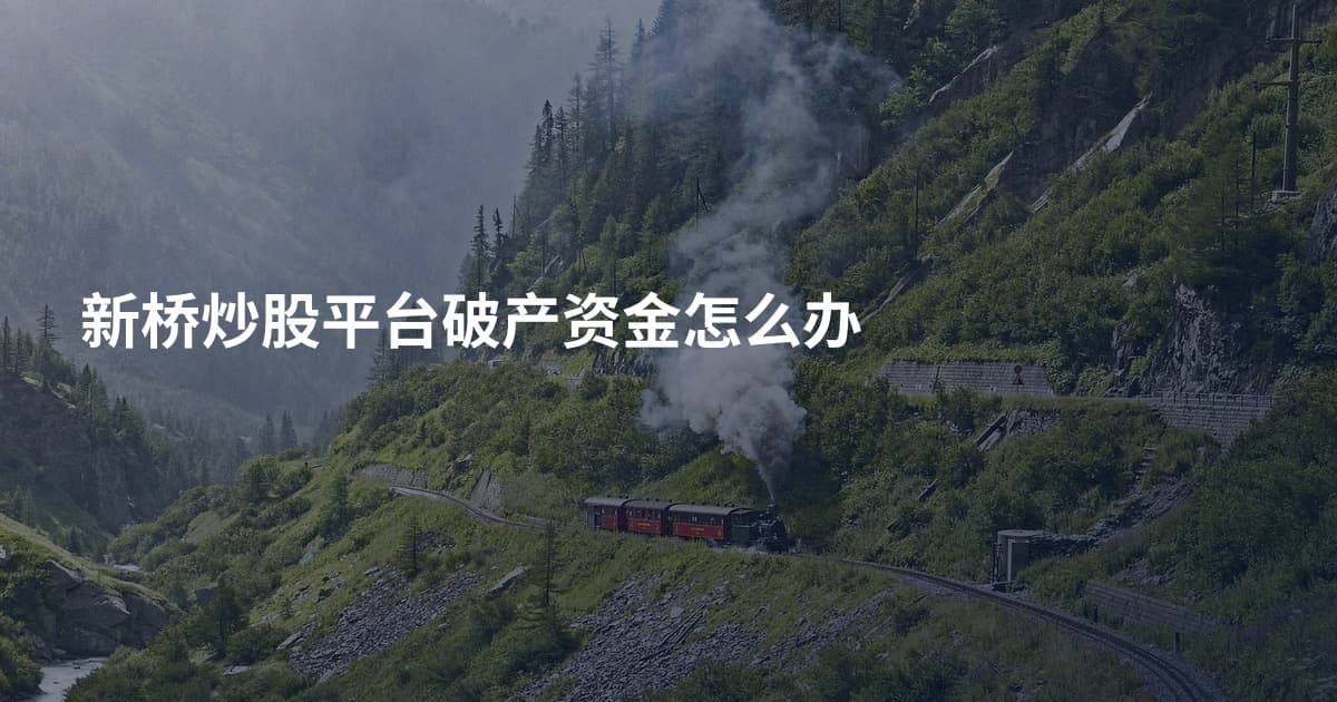 新桥炒股平台破产资金怎么办