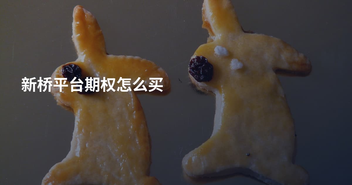 新桥平台期权怎么买
