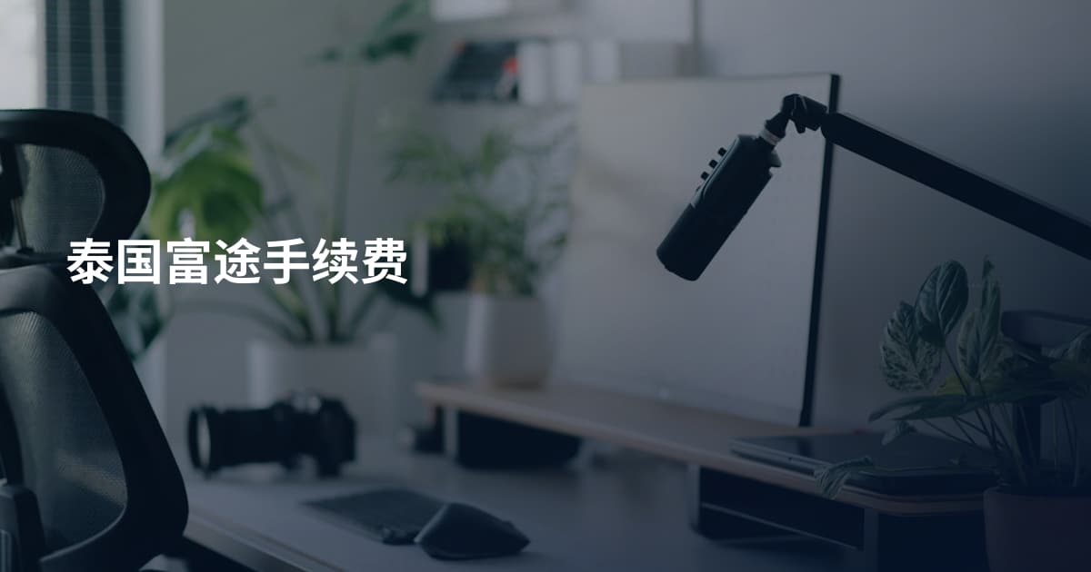 泰国富途手续费