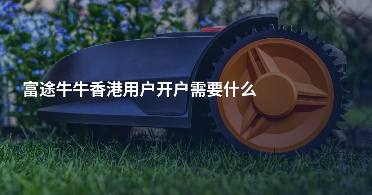 富途牛牛香港用户开户需要什么