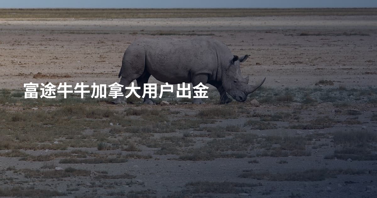 富途牛牛加拿大用户出金
