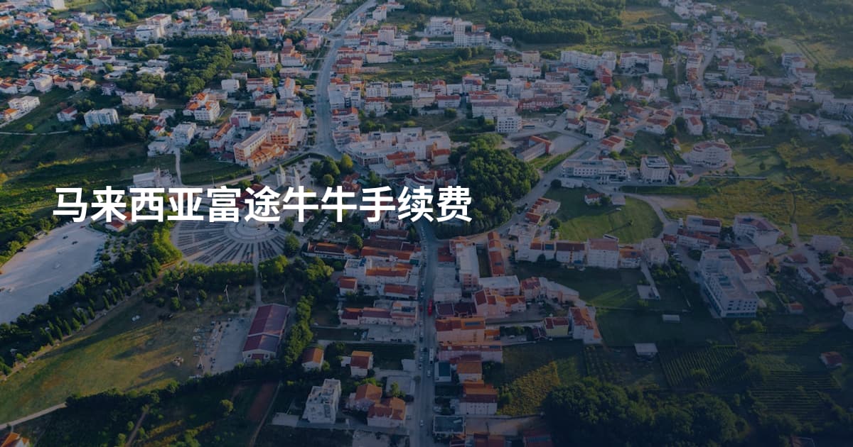 马来西亚富途牛牛手续费