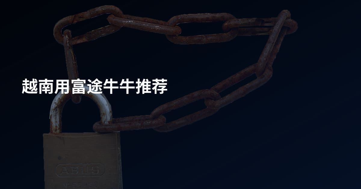 越南用富途牛牛推荐
