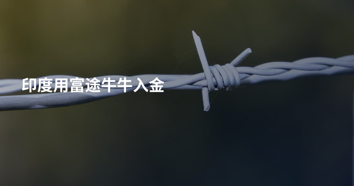 印度用富途牛牛入金