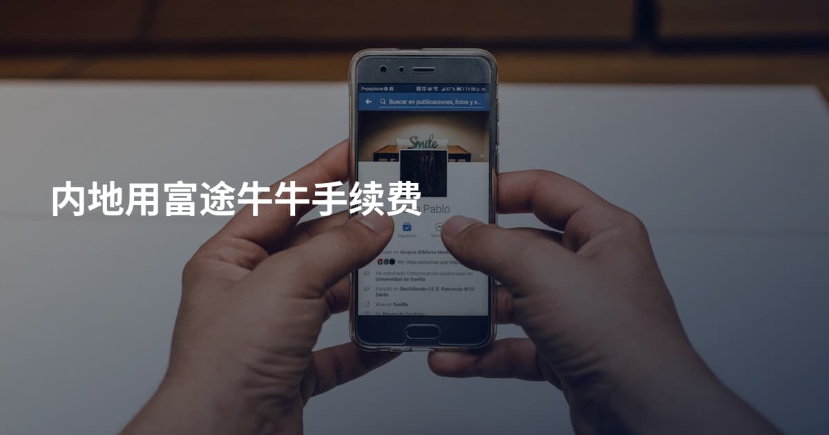 内地用富途牛牛手续费