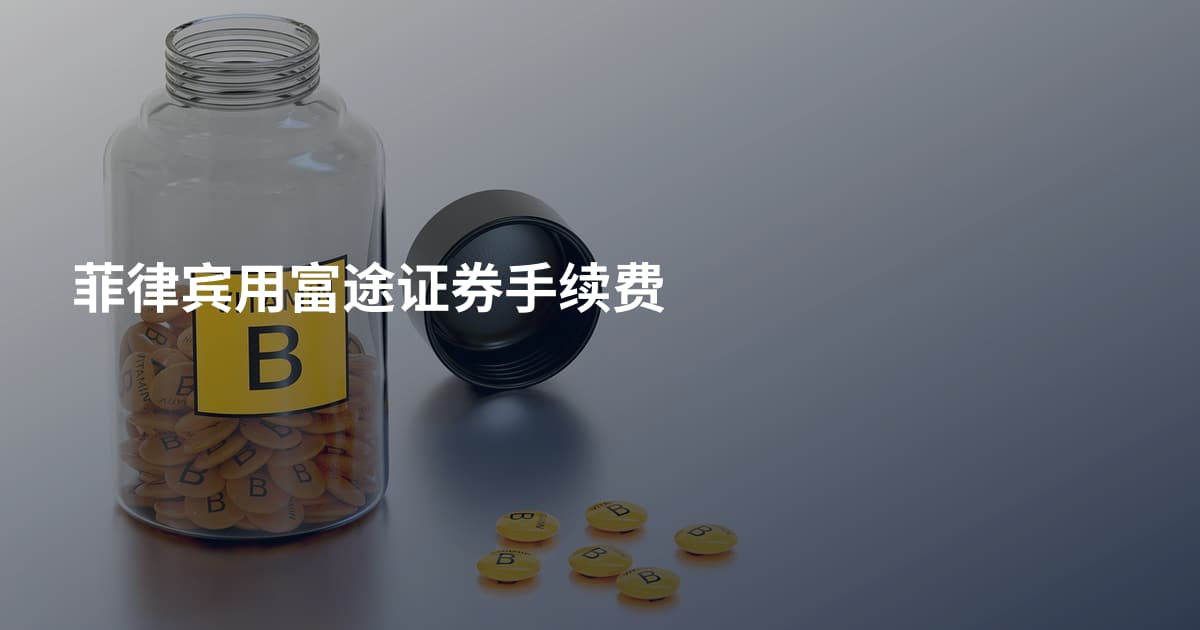 菲律宾用富途证券手续费