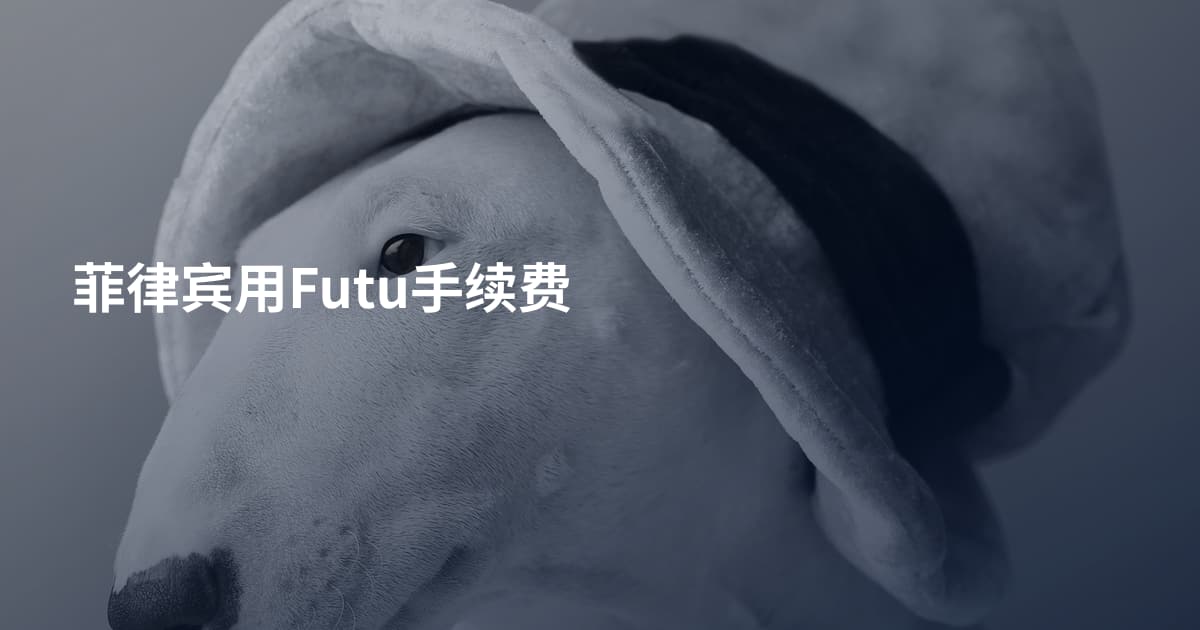 菲律宾用Futu手续费