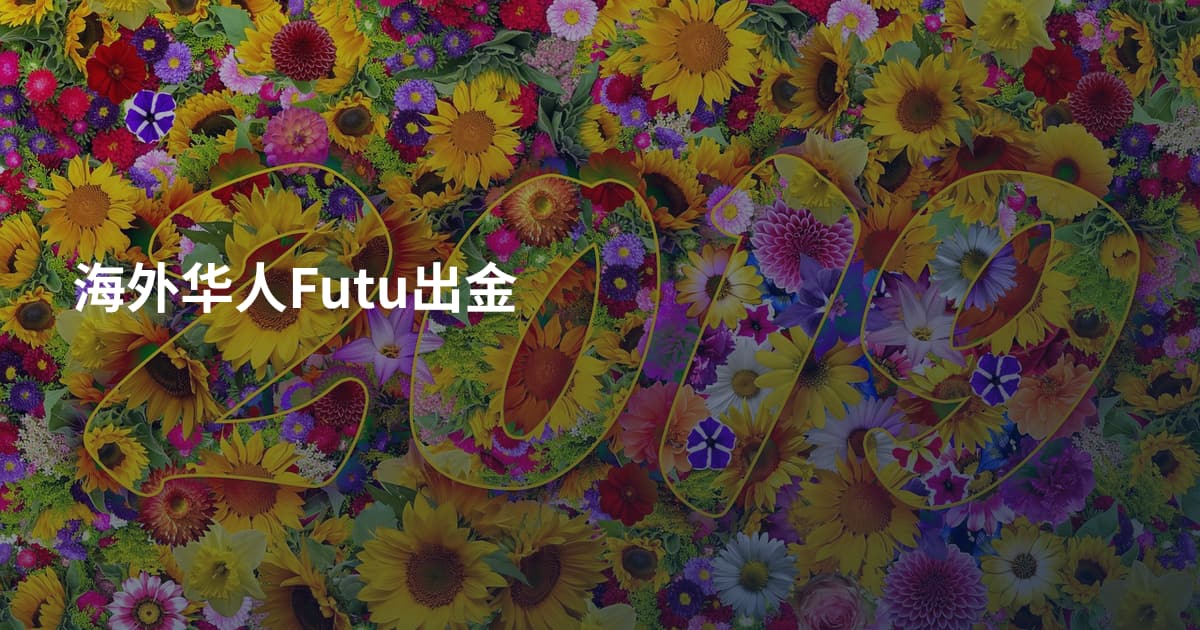 海外华人Futu出金