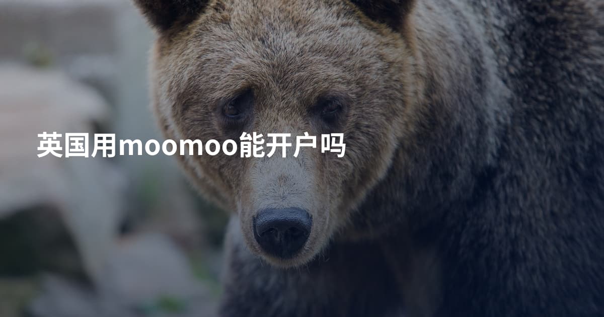 英国用moomoo能开户吗
