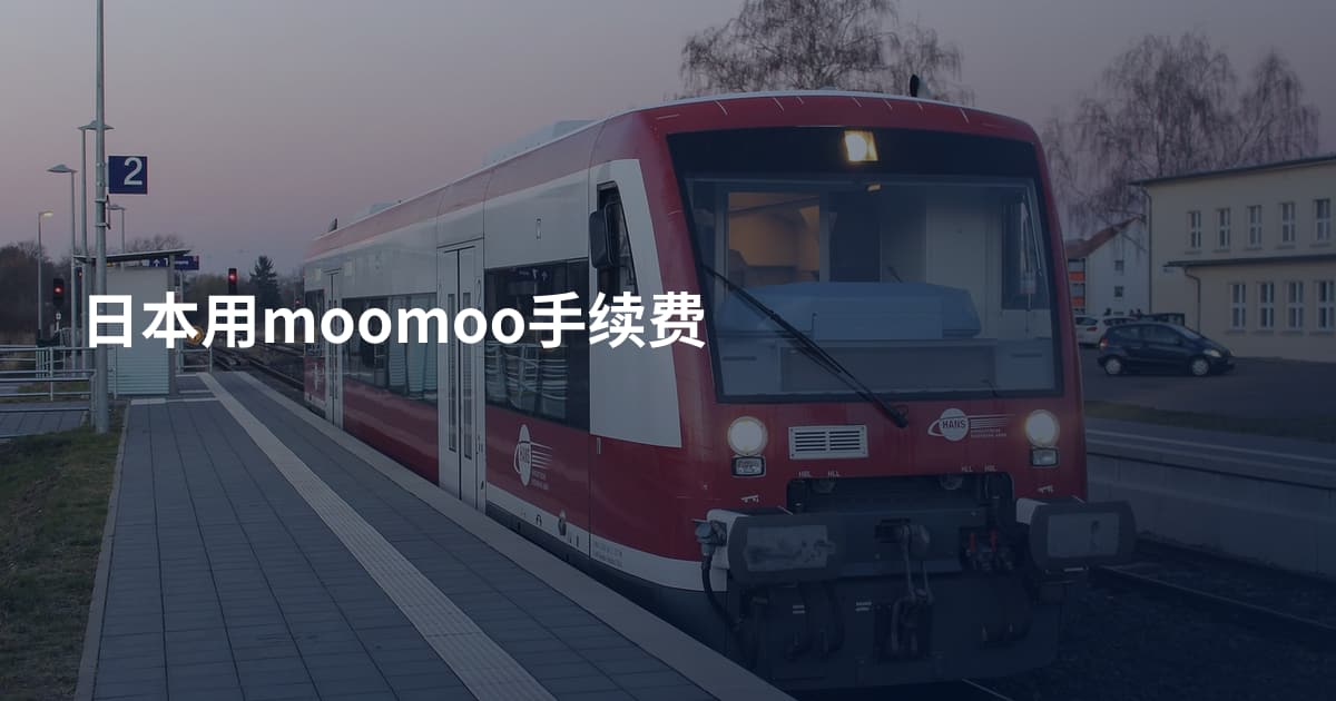 日本用moomoo手续费