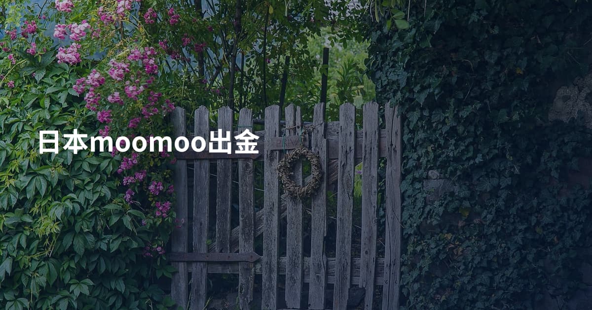 日本moomoo出金