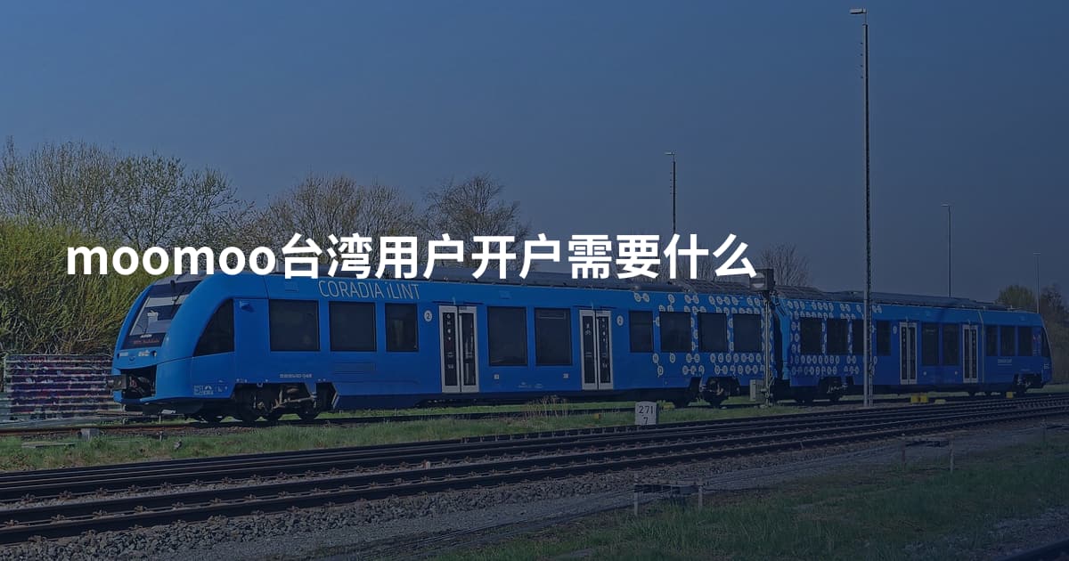 moomoo台湾用户开户需要什么