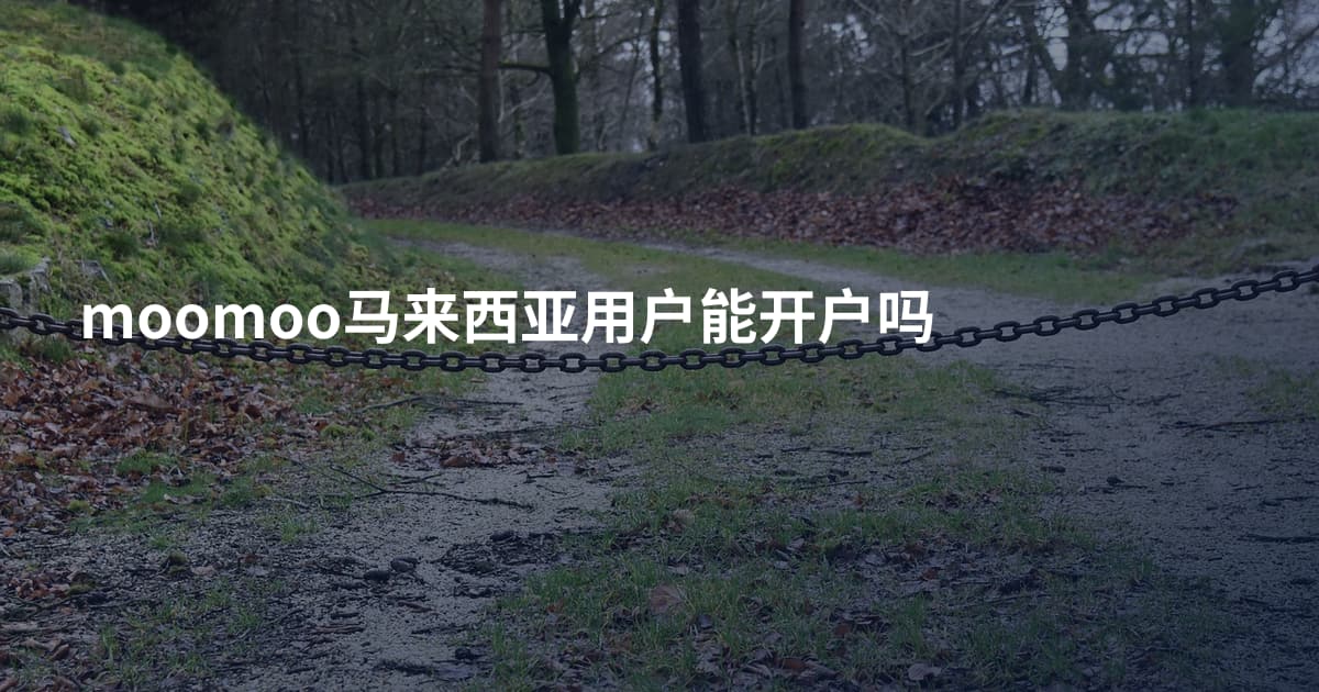 moomoo马来西亚用户能开户吗