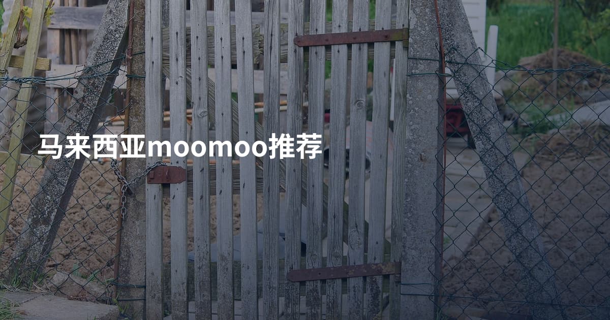 马来西亚moomoo推荐