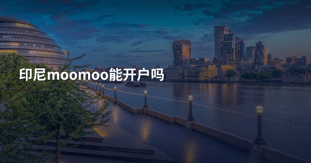 印尼moomoo能开户吗